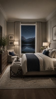 Transitional Interior Design phone wallpaper example