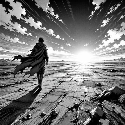 Manga Comic Art album cover example