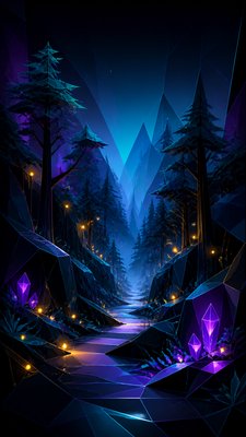 Digital Geometric Art book cover example