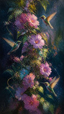 Impressionist Nature Art phone case design example
