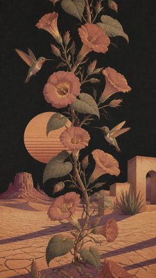 Desertwave Aesthetic phone case design example