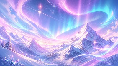 Magical Girl Anime Art Style banner example