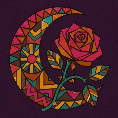 Retro Geometric Art tattoo design example