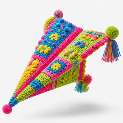 Yarn Bombing Street Art Style icon example