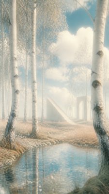 Dreamcore Aesthetic wall art print example