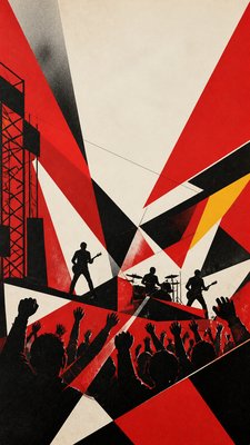 Constructivism Art Style flyer example