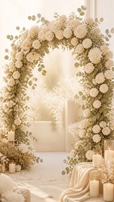 Vanilla Girl Aesthetic wedding invitation example