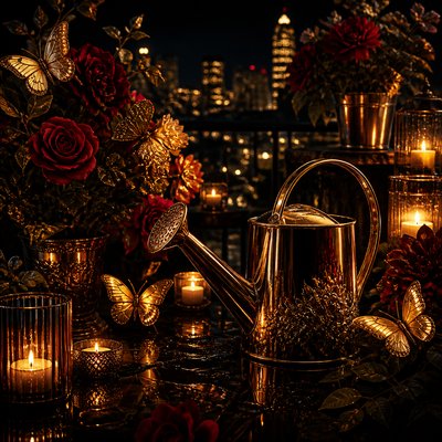 Night Luxe Aesthetic coloring page example