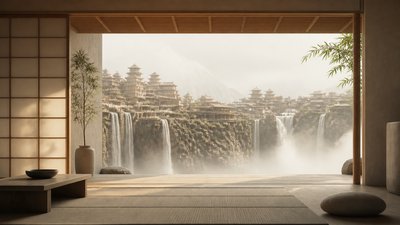 Zen Interior Design concept art example