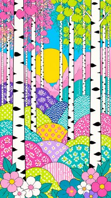 Superflat Art Style wall art print example