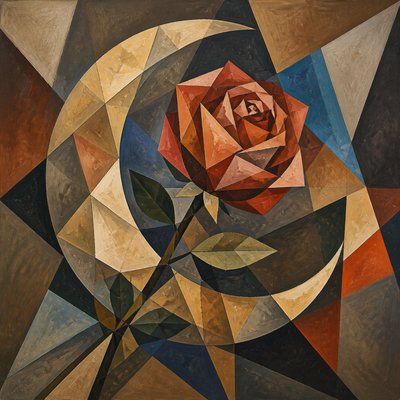 Cubist Modern Art Style tattoo design example