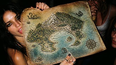 Indie Sleaze Aesthetic fantasy map example