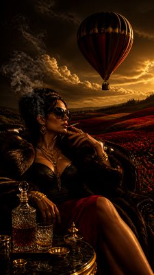 Mob Wife Aesthetic greeting card example
