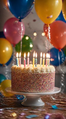 Photographic Realism Art Style birthday card example