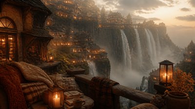 Cozycore Aesthetic concept art example