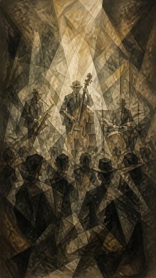 Analytical Cubism Art Style flyer example