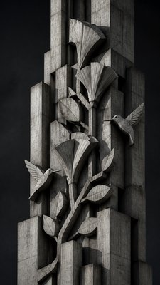 Brutalist Architecture Art phone case design example