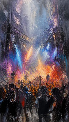 Urban Impressionism Art Style flyer example