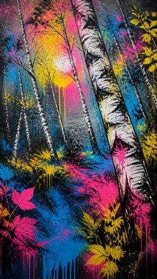 Graffiti Modern Art Style wall art print example