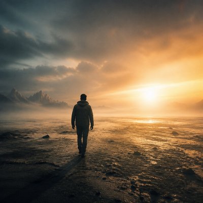 VFX Compositing Digital Art Style album cover example