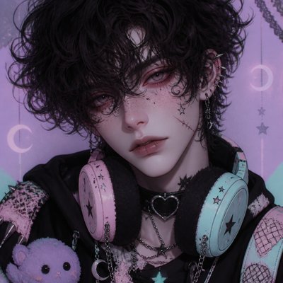 Pastel Goth Aesthetic Discord profile picture example