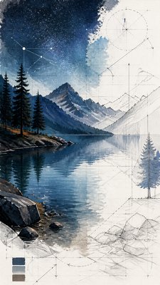 Participatory Contemporary Art Style phone wallpaper example