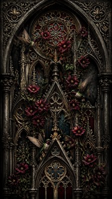 Gothic Architecture Art phone case design example