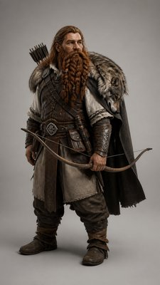 Contemporary Interior Design tabletop character portrait example