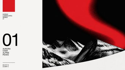 Swiss Style Poster Design banner example