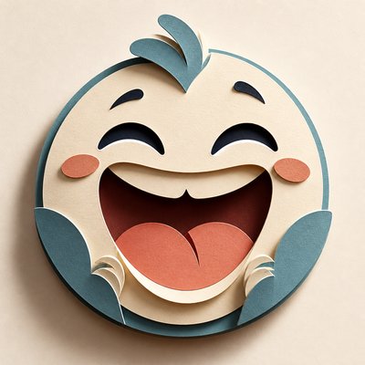 Paper Cut Art Style Twitch emote example