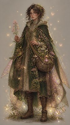 Fairycore Aesthetic character design example