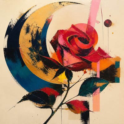 Abstract Art Style tattoo design example