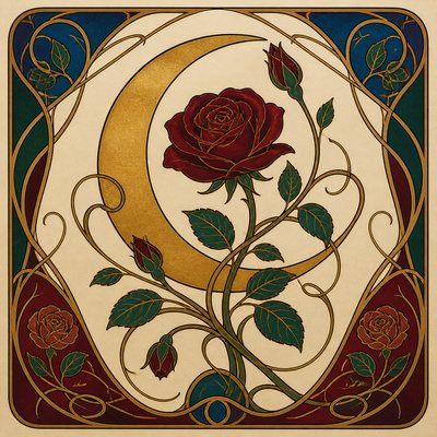 Art Nouveau Style tattoo design example