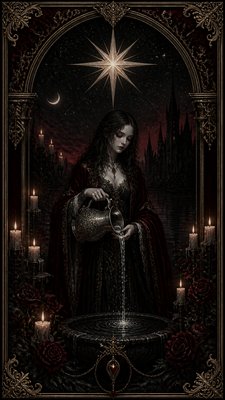 Vampirecore Aesthetic tarot card example