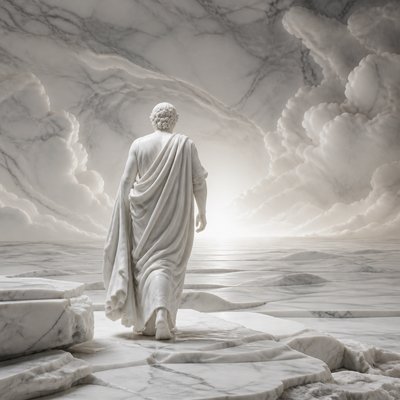 Classical Marble Sculpture Art Style album cover example