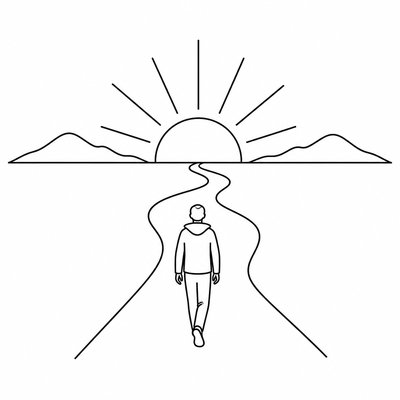 Line Art Icon Design album cover example