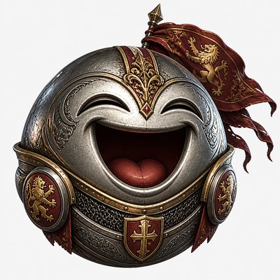 Knightcore Aesthetic Twitch emote example