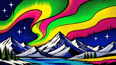 Pop Art Style banner