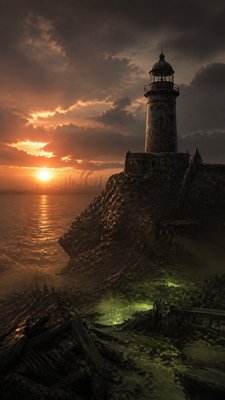 Post-Apocalyptic Sci-Fi Art poster example