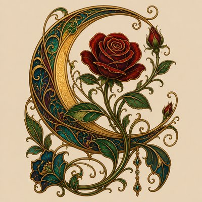 Art Nouveau Architecture Art tattoo design example