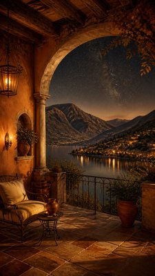 Tuscan Interior Design phone wallpaper example