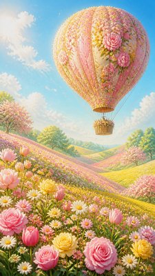 Bloomcore Aesthetic greeting card example