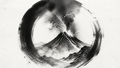 Zen Circle Minimalism Art Style YouTube thumbnail example