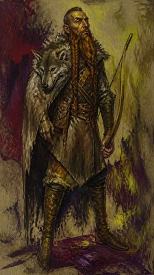 Expressionist Portrait Style tabletop character portrait example