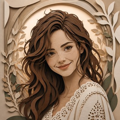 Paper Cut Art Style profile picture example
