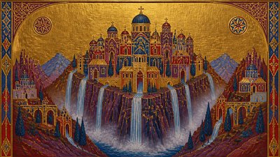 Byzantine Religious Art concept art example