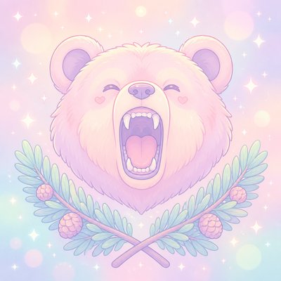 Kawaii Pastel Anime Art Style t-shirt design example