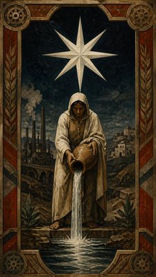 Social Realism Art Style tarot card example