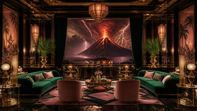 Hollywood Regency Interior Design YouTube thumbnail example