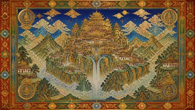 Tibetan Religious Art concept art example
